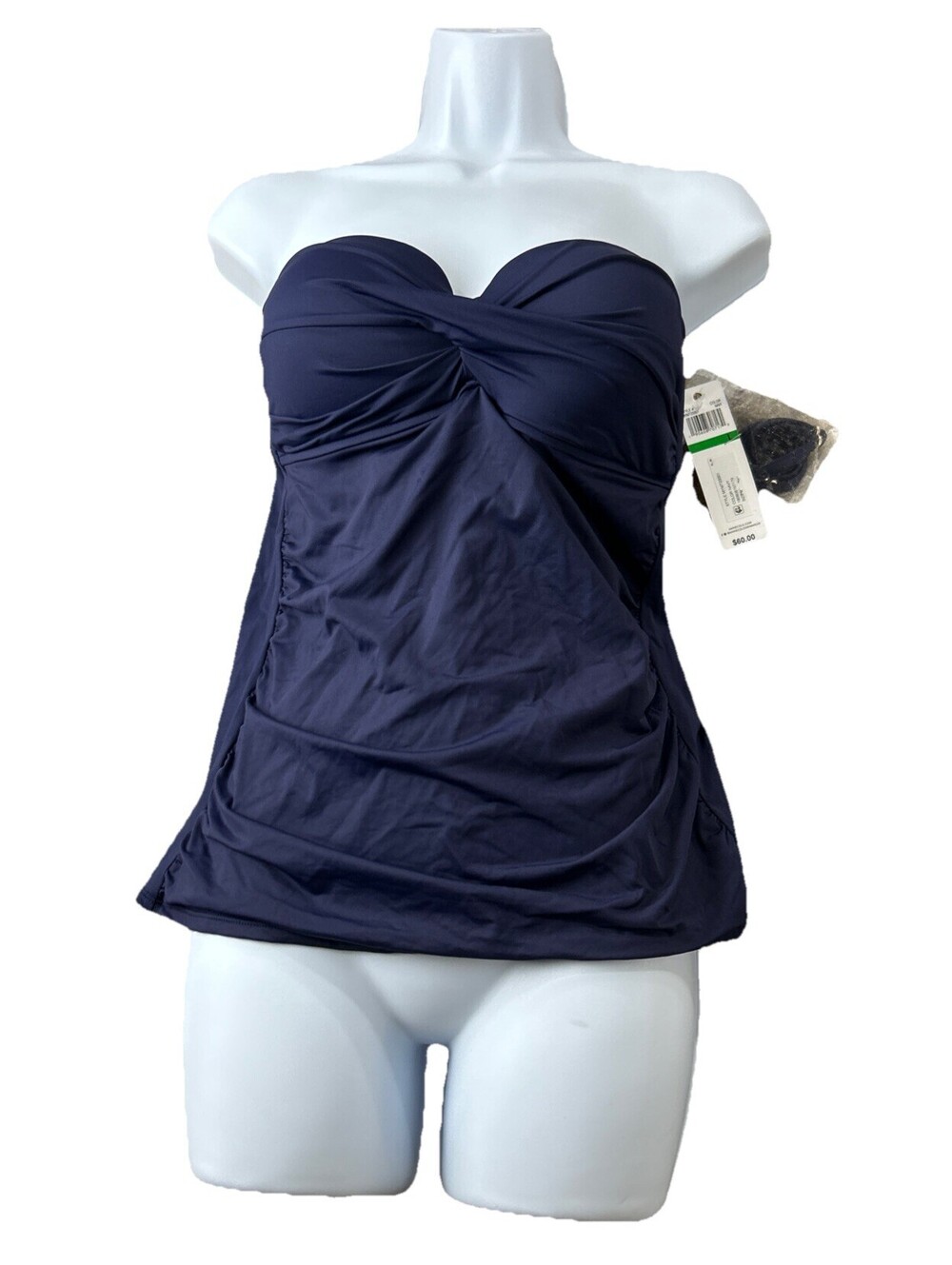 Anne Cole Swimsuit Tankini Large Purple Women’s Swimwear Beach